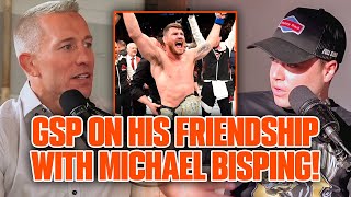 GEORGES STPIERRE PRAISES MICHAEL BISPING [upl. by Aidyn]