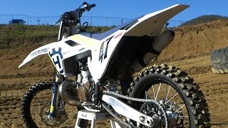 2017 Husqvarna TX300 conversion to TC300 2 stroke  Motocross Action Magazine [upl. by Sessler342]