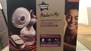 How a Tommee Tippee Made for Me Single Electric Breast Pump Functions [upl. by Hanako35]