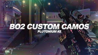 I Made These SICK CUSTOM CAMOS for BO2 Plutonium w 5 SHOTS [upl. by Zrike]