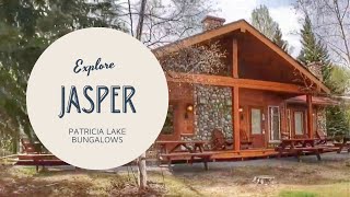 PATRICIA LAKE BUNGALOWS Best places to stay in Jasper National Park Lake and resort tour [upl. by Liuka990]