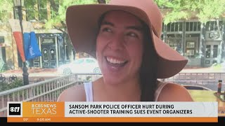 Sansom Park police officer hurt during active shooter training suing event organizers [upl. by Aikam]