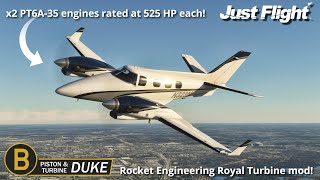 Flying The Turbine Duke  Real 737 Pilot Live  Early Access Preview [upl. by Ahsiekyt]