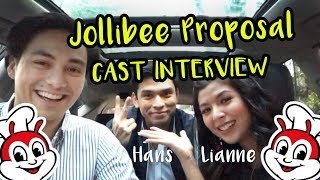 Jollibee Proposal Cast Interview HANS BEARD WAS FAKE [upl. by Gayle]