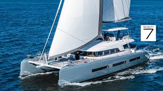 See the Lagoon Seventy 7 quotSea Wings 77quot under Sail [upl. by Anelrihs498]