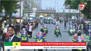 Le cortège impressionnant du Président Bassirou Diomaye Faye [upl. by Laurinda]