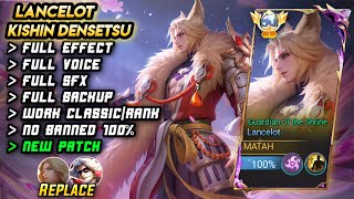 New Script Skin Lancelot Kishin Densetsu  Mobile Legends [upl. by Oal91]