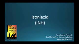 CC How to Pronounce isoniazid INH Backbuilding Pharmacology [upl. by Norted]