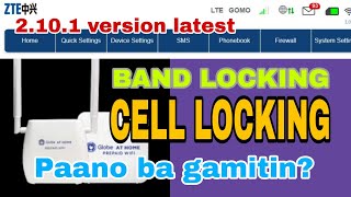 globe at home wifi  zlt s10g 2101  cell locking  band selection  frequency  debrand  2022 [upl. by Llehsor]