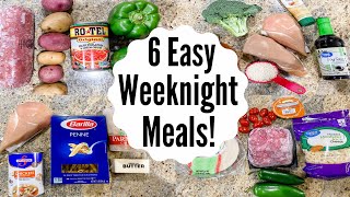 WHATS FOR DINNER  6 Amazing QUICK amp EASY Weeknight Family Meals  Tasty Recipes • Julia Pacheco [upl. by Zorine]