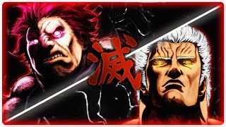 Akuma VS Raoh  Animation [upl. by Ahsenad]