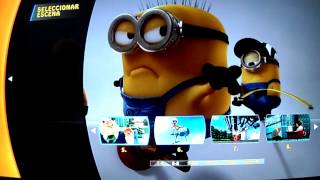 Menu Bluray Mi villano favorito Despicable me [upl. by Nodlehs]