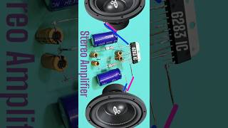 DIY Powerful Stereo amplifier shorts diy amplifier [upl. by Gentry147]