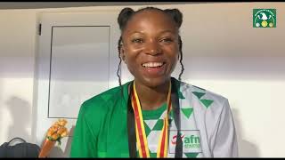 Ese Brume successfully defended her Long Jump title at the African Games in Accra [upl. by Enelkcaj290]