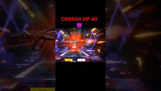 COBRAH MP 40 😳💥 shorts freefire Cobrah gaming [upl. by Hinkle]