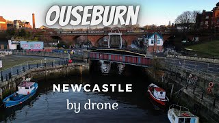 OUSEBURN  NEWCASTLE by DRONE FEBRUARY 2022 [upl. by Livvy]