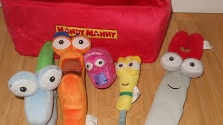 DISNEYS HANDY MANNY PLUSH soft TOOL BOX SET toy [upl. by Adlog240]