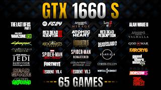 GTX 1660 Super  65 Games Tested in 2024🔥 [upl. by Karena511]