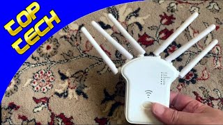 Wifi Extender 1200Mbps 5 8G Six Antennas Setup [upl. by Cristian]