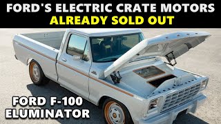 Ford F100 Electric Truck Ford Electric Crate Motor already sold out [upl. by Hcelemile]