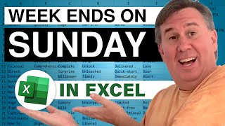 Excel  Creating a Timesheet Dropdown with Week Ending Dates in Excel  Excel Tutorial  Episode 660 [upl. by Stucker688]