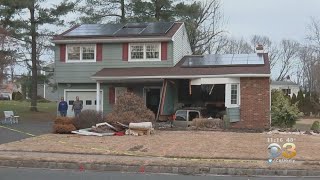 Van Crashes Through House In New Jersey [upl. by Nicram]