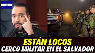 En El Salvador no se andan con vueltas Bukele despliega a los militares para capturar pandilleros [upl. by Aznarepse974]