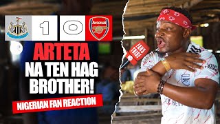 NEWCASTLE 10 ARSENAL  Godfrey  NIGERIAN FANS REACTION  Premier League 24245 HIGHLIGHTS [upl. by Reilamag]