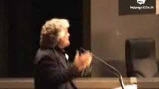 Youtube  Beppe Grillo Interviene Allassemblea Telecom 16420 [upl. by Haines891]