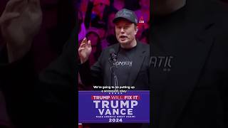 Elon Musk says he’s dark gothic MAGA at Trump rally [upl. by Kannav]