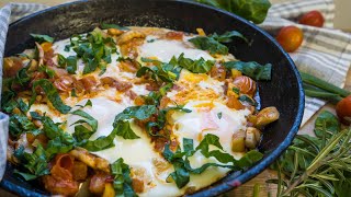 Ultimate Shakshuka Recipe Scrambled Eggs with Flavorful Veggies [upl. by Anyzratak]