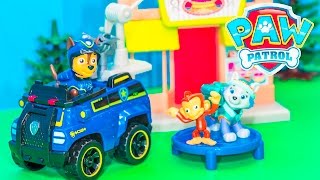 Unboxing the Paw Patrol Chase Adventure Bay Play Set [upl. by Adnalram]