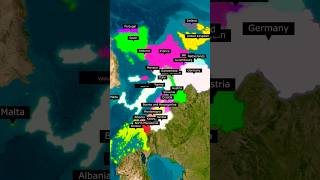 All European countries in 60 sec  Europe  Sixth largest continent in the world [upl. by Murtha]