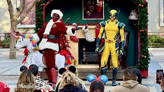 The Night Before Christmas  Deadpool  Holidays at the Disneyland Resort 2024 4K [upl. by Ailehc947]