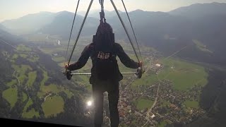 Hang gliding first solo flight [upl. by Annahaj]