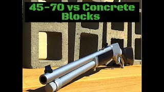 4570 vs Concrete Blocks [upl. by Ettennor336]