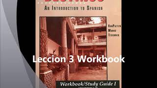 Destinso Lección 3 Workbook [upl. by Brigid619]