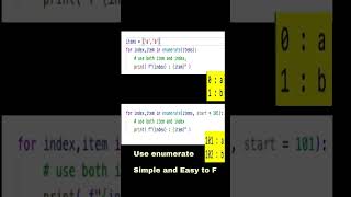 Use enumerate instead of manual indexing [upl. by Bathsheeb]