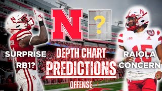 Nebraska Depth Chart PREDICTIONS  Offensive SURPRISES  Husker Football Reaction [upl. by Thurlough92]