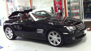 CHRYSLER CROSSFIRE CONVERTIBLE BART TESTING ROOF OPERATION [upl. by Aloel]