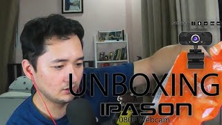 MURANG WEBCAM PARA SA ONLINE CLASS IPASON 1080 HD WEBCAM UNBOXING TAGALOG [upl. by Sedrul]