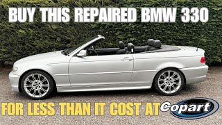 REPAIRING AN ABANDONED DVLA SEIZED BMW 330 SPORT [upl. by Arahsak]