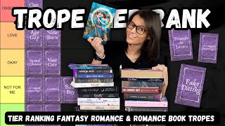 Trope Tier Rank Fantasy Romance amp Romance Edition 📚✨2024  Ranking Popular Book Tropes w Recs [upl. by Enilegnave]