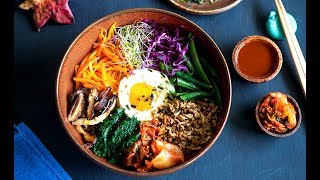 Tofu Bibimbap Korean Mixed Rice [upl. by Oidacra746]