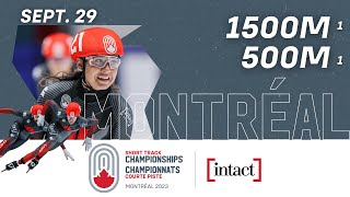 DAYJOUR 1  2023 Canadian Short Track Championships presented by Intact Insurance [upl. by Minardi]