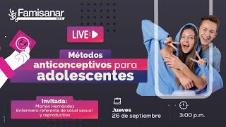 Métodos anticonceptivos para adolescentes [upl. by Auoh]