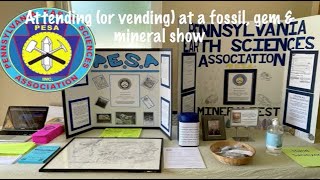 Attending or Vending at a fossil gem and mineral show [upl. by Bottali117]