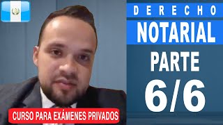 Curso Intensivo de Derecho Notarial  PARTE 66  Preguntas de Examen Privado de Derecho  USAC [upl. by Sivla]