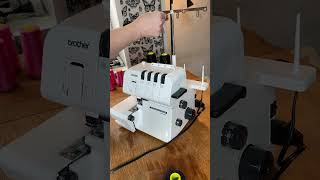 Easiest way to change serger thread [upl. by Akiria722]