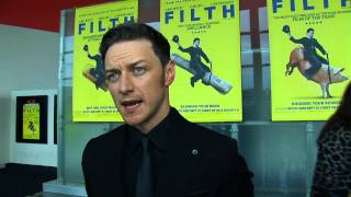 Filth World Premiere  James McAvoy Full Interview [upl. by Pasco]